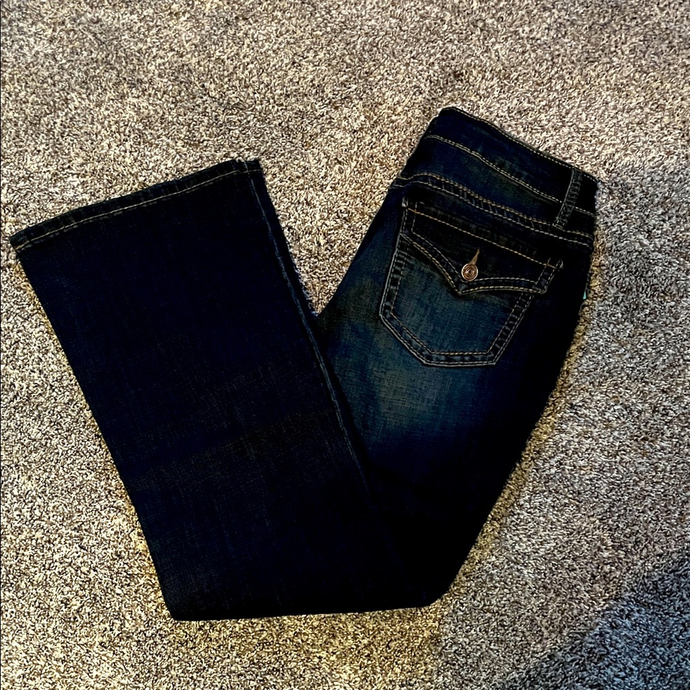 Maurices Slim Boot Jeans 14s NWT Short Jeans Flap Pocket
